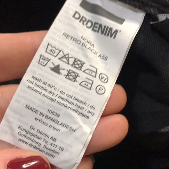Dr. Denim Nora High Waist Mom Jeans Retro Black - Picture 9 of 10